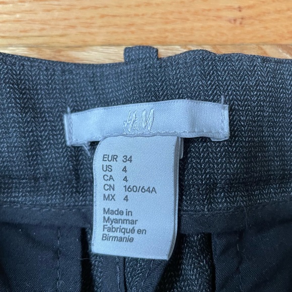 H&M Heathered Grey Dress Pant - Picture 3 of 3